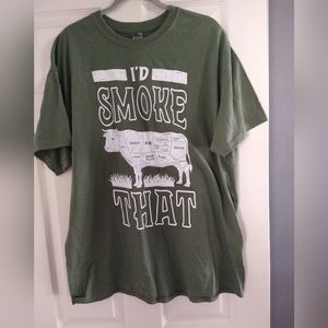 Gildan XL olive green Tshirt